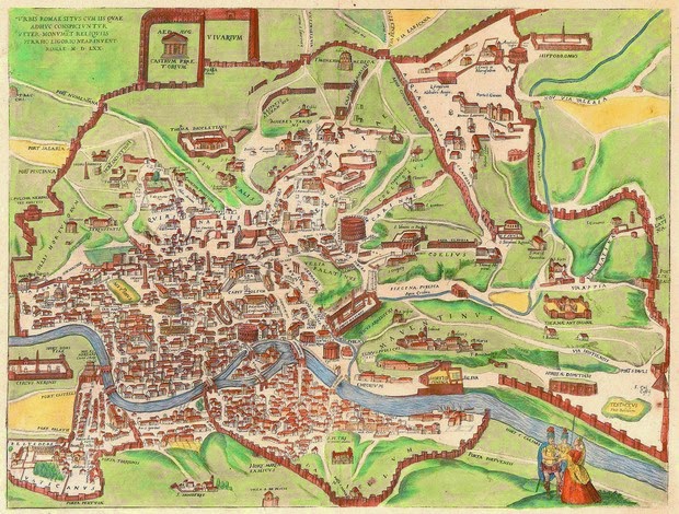 Mapa del dia: Roma Antiga de Pirro Ligorio