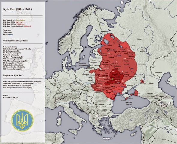 Mapa del dia: “La Rus de Kiev”