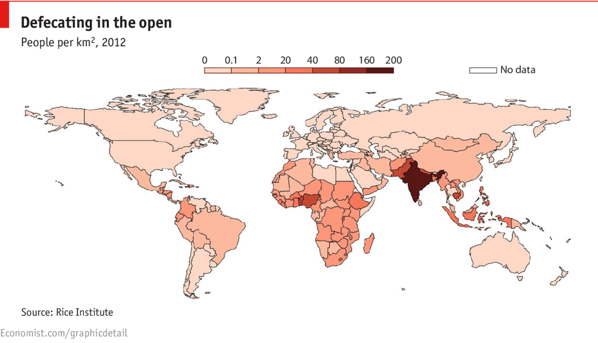 Mapa del dia: El món necessita més “Toilettes”, per salvar vides
