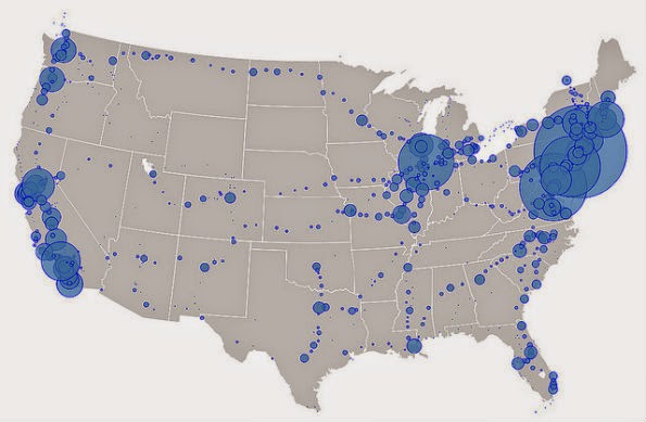 Mapa del dia: Mapa que explica perquè Amtrak perd diners